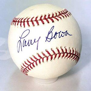 Charlie Manuel and Larry Bowa COA Cert. Baseball